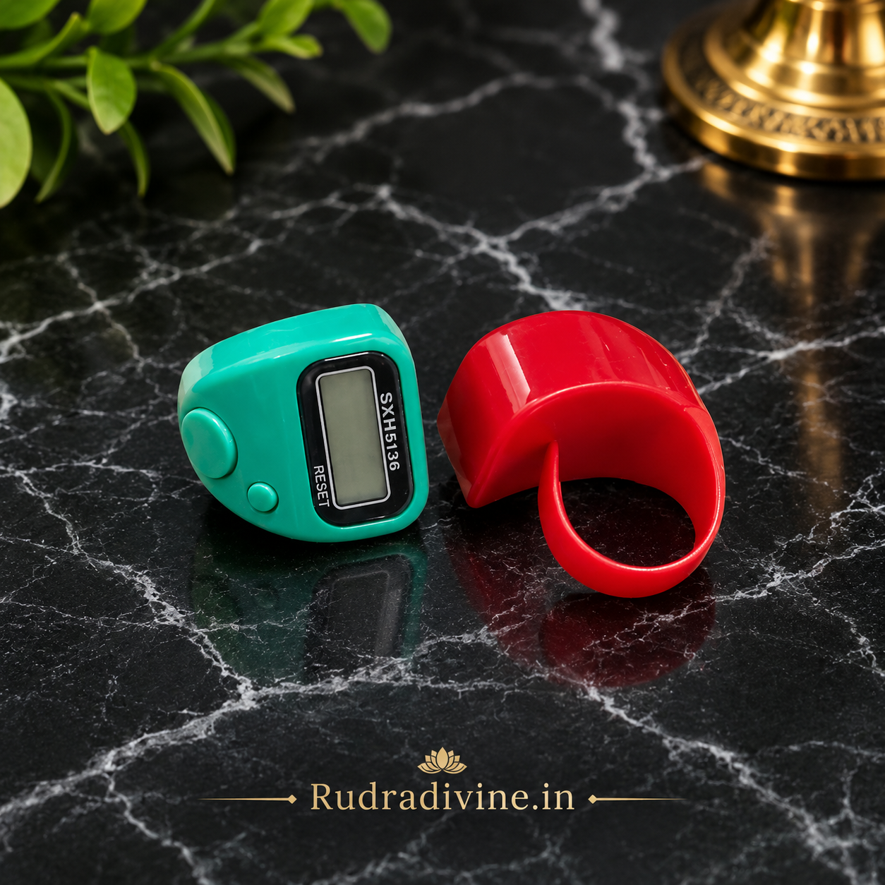 Finger Counter electronic hand tally counter by Rudradivine for Japa, mantra chanting, meditation, pooja and prayer repetition counting.