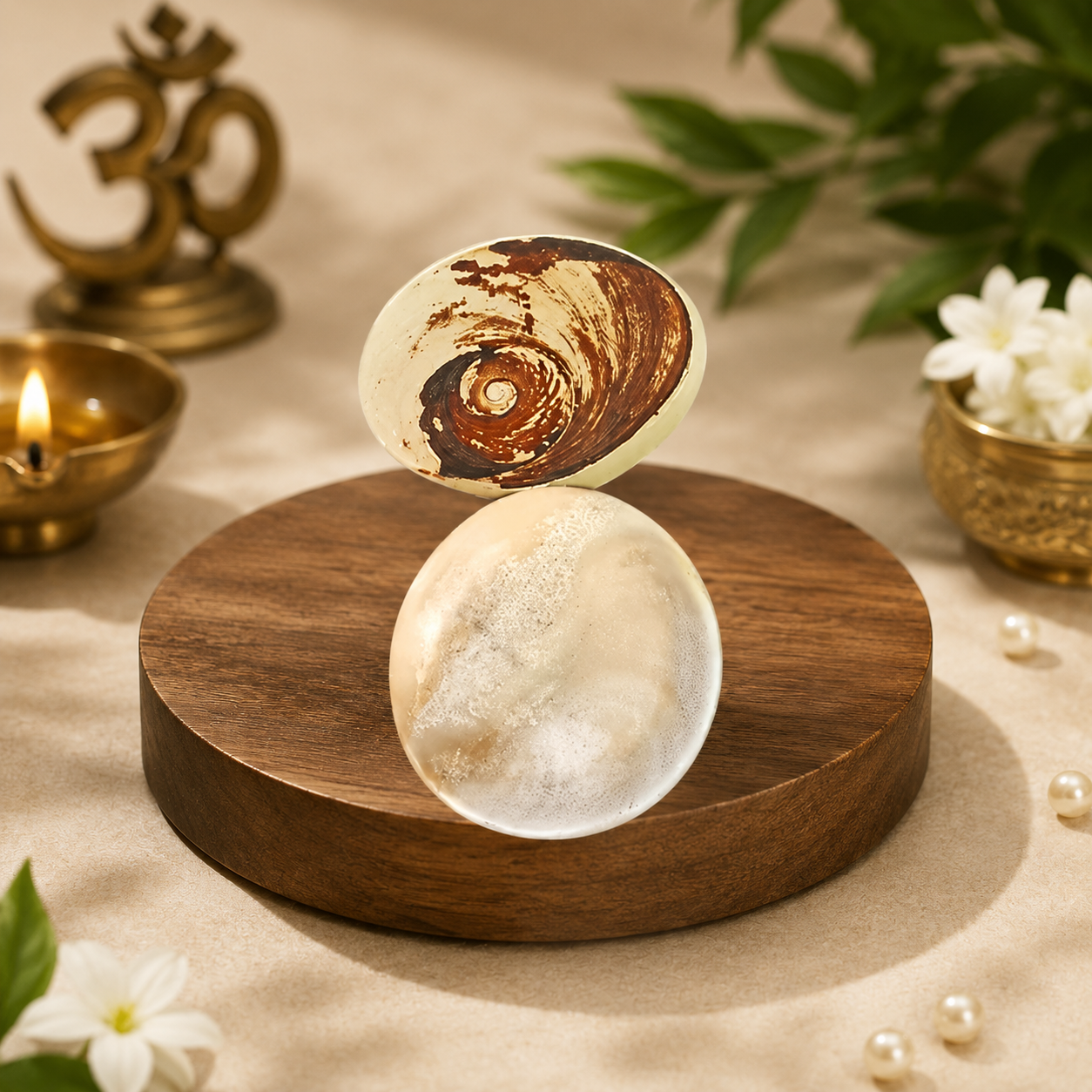 Big Gomti Chakra for spiritual worship, puja, blessings and traditional Vastu practices, carefully selected and Lab Certified by Rudradivine.