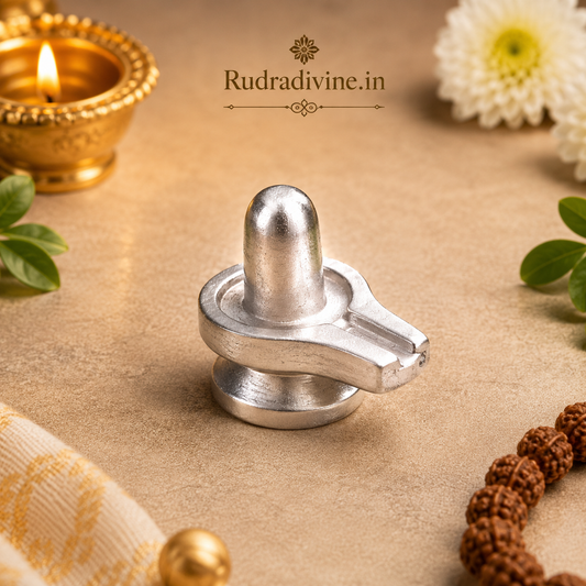 Parad Shivling | Parad Lingam Idol | 100% Genuine Mercury | Lab Certified crafted from authentic purified Parad with official Lab Certificate by Rudradivine for Lord Shiva worship, Rudrabhishek, meditation and spiritual blessings.