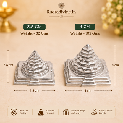 Parad Shri Yantra crafted from 100% genuine Parad (Mercury) with official Lab Certificate by Rudradivine for wealth, prosperity, Vastu balance and positive spiritual energy.