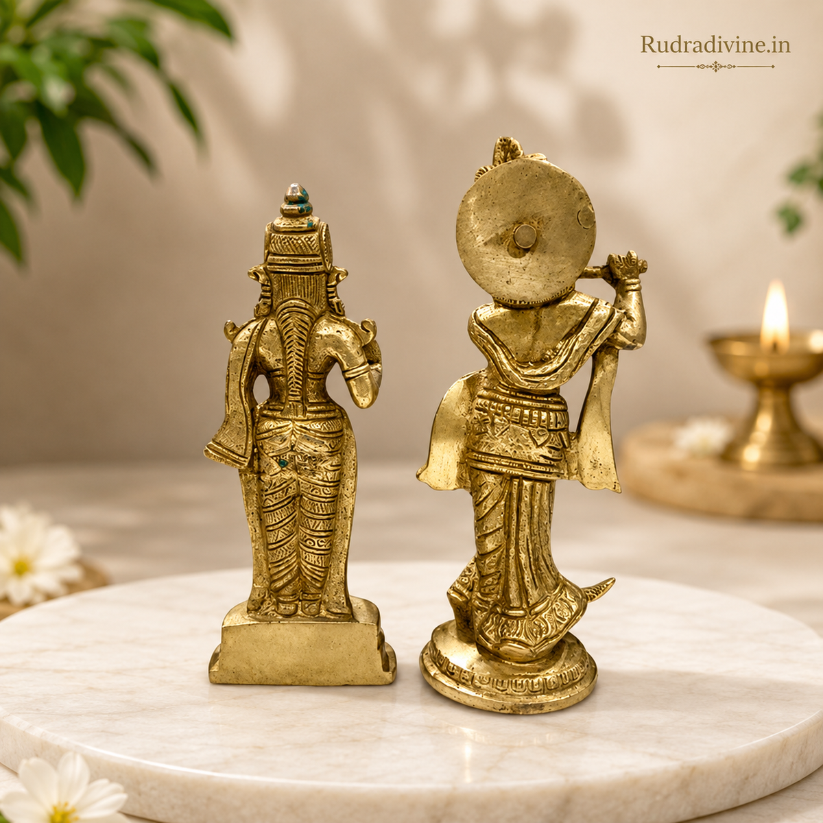 Brass Surya Dev with Rath Idol crafted from premium brass with official Lab Certificate by Rudradivine for home temple, daily pooja, Vastu, health, positivity and prosperity.