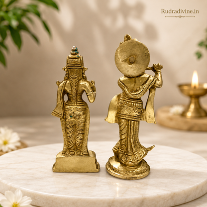 Brass Surya Dev with Rath Idol crafted from premium brass with official Lab Certificate by Rudradivine for home temple, daily pooja, Vastu, health, positivity and prosperity.