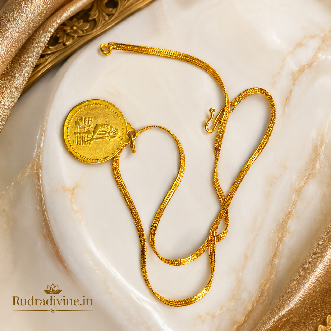 Sai Yantra in Brass | Shirdi Sai Baba Locket Pendant for Protection