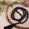 Black Agate Mala 108+1 Beads - Lab Certified Kale Hakik Mala